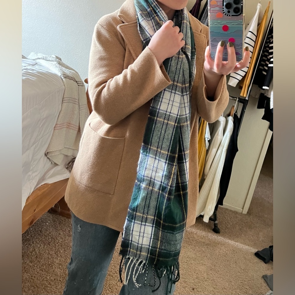 NWT J Crew plaid scarf